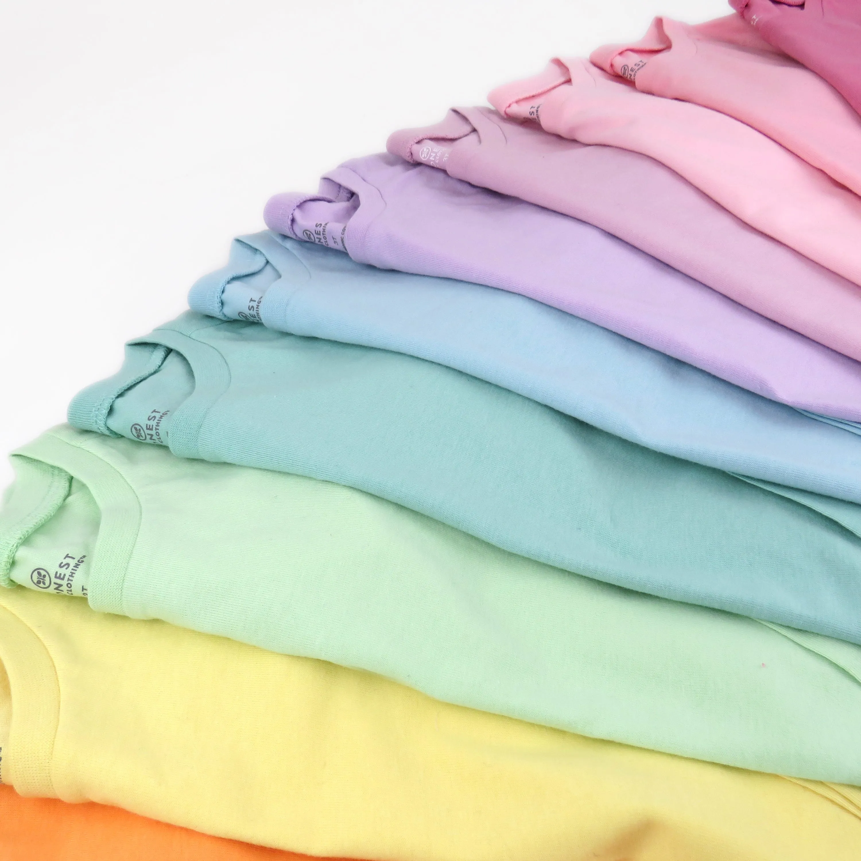 10-Pack Organic Cotton Long Sleeve T-Shirts