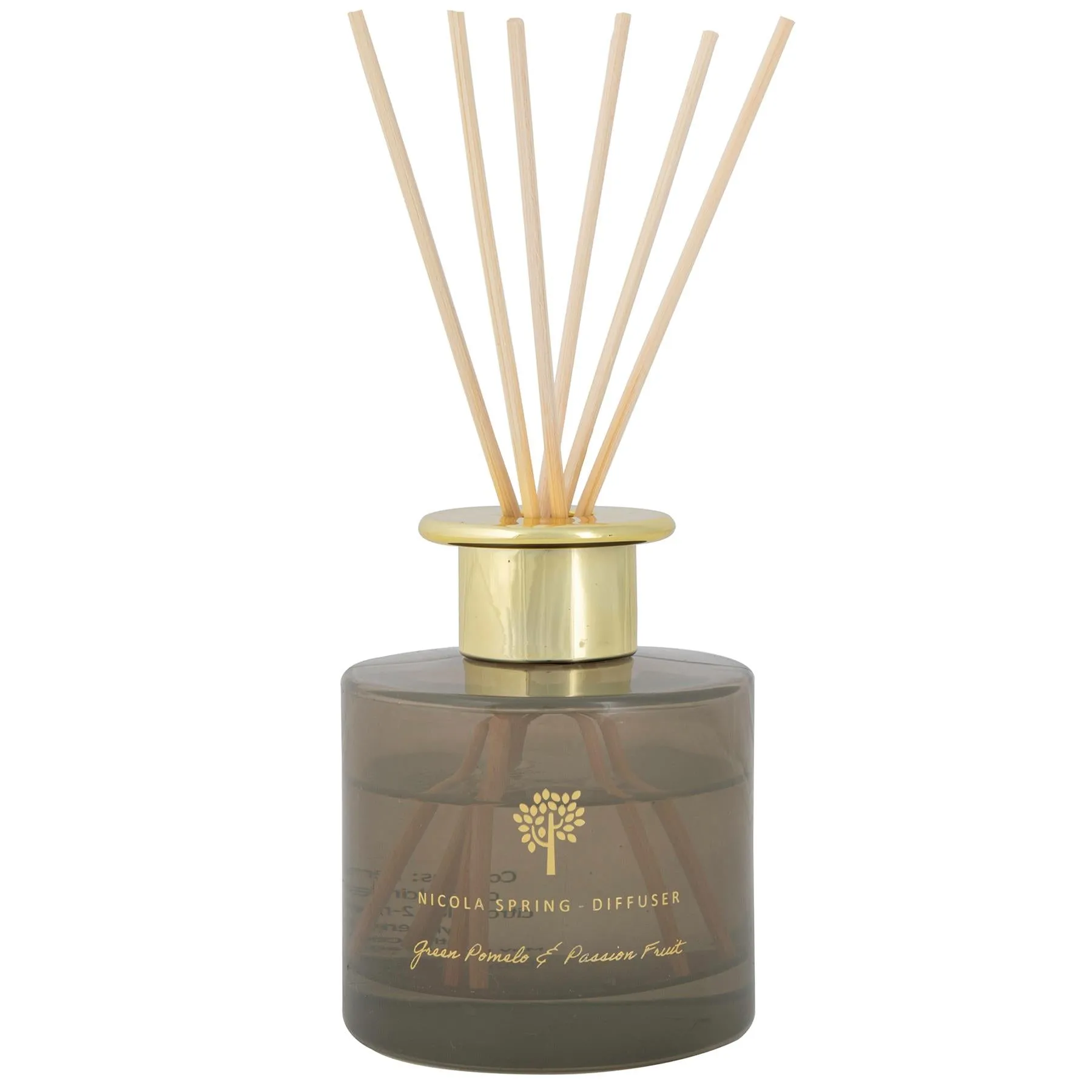 200ml Green Pomelo & Passion Fruit Scented Reed Diffuser - By Nicola Spring
