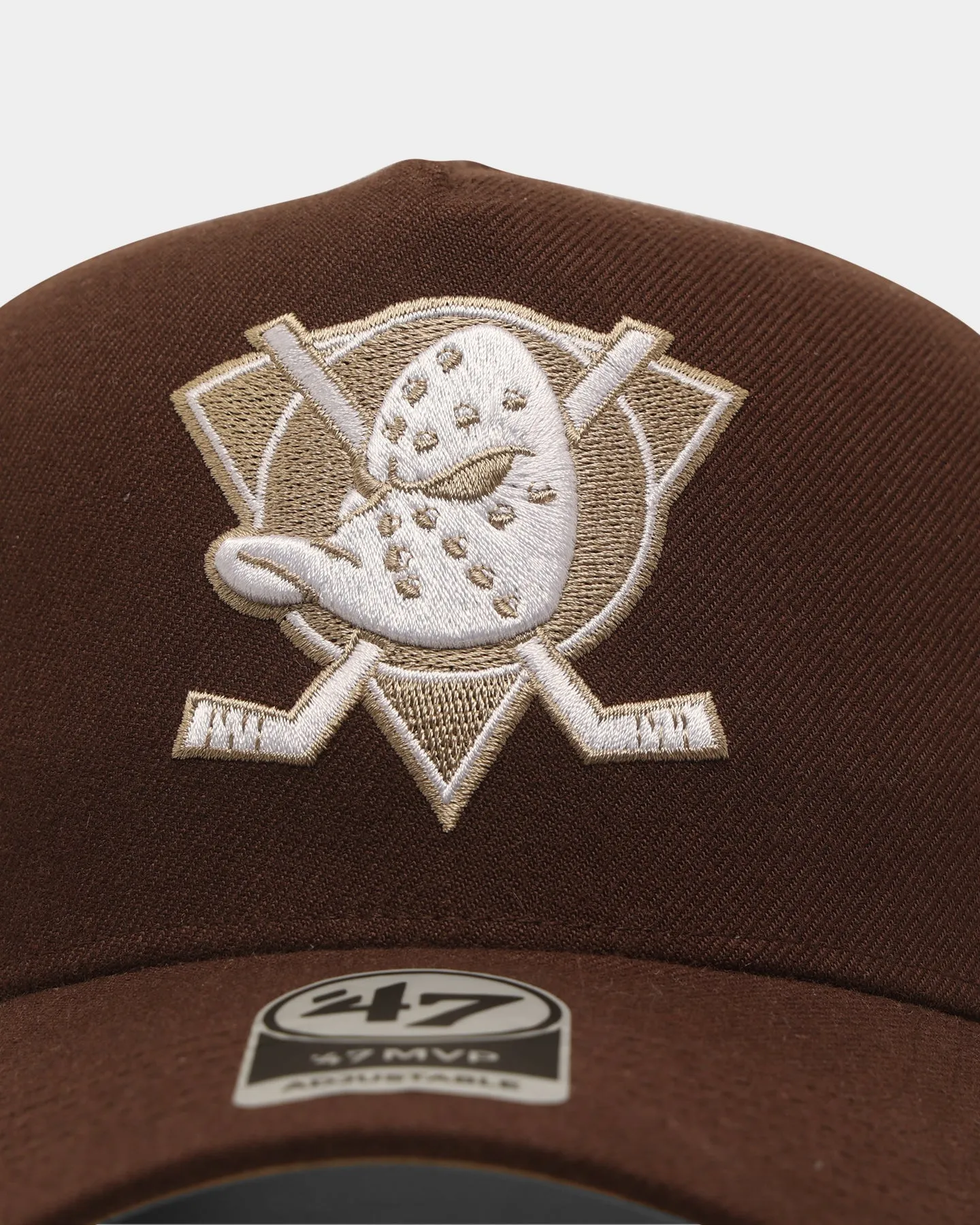 47 Brand Anaheim Ducks Replica 47 MVP DT Snapback Brown/Khaki