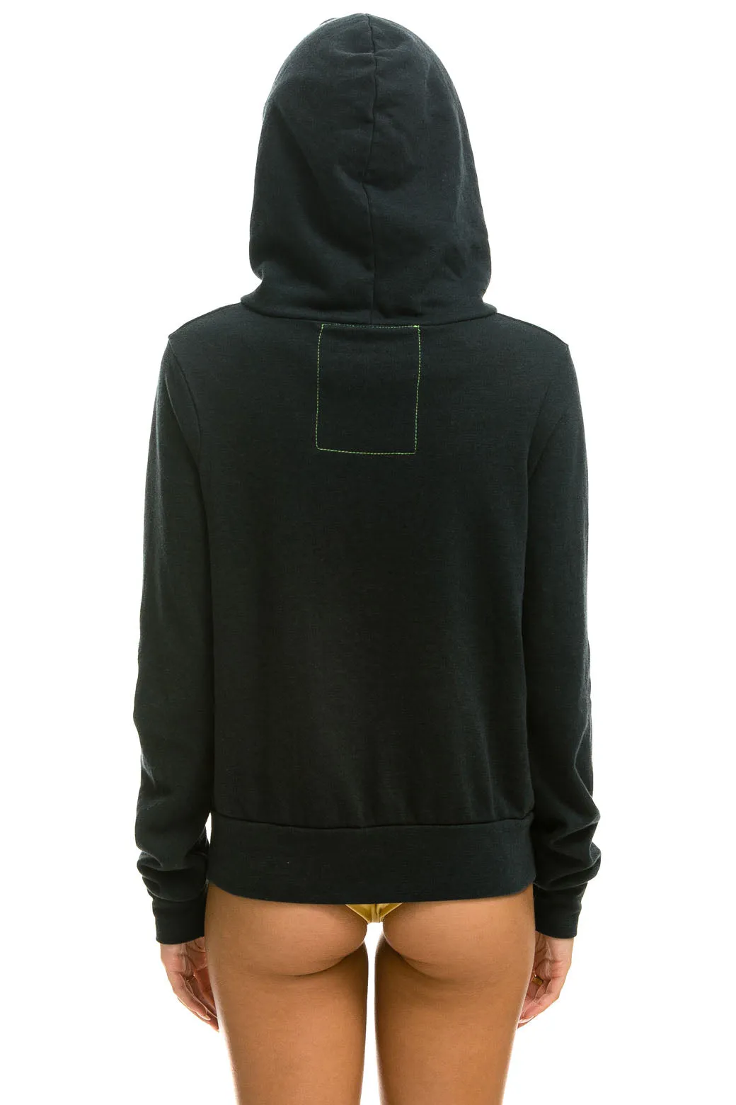 5 STRIPE HOODIE - CHARCOAL // GREY STRIPES