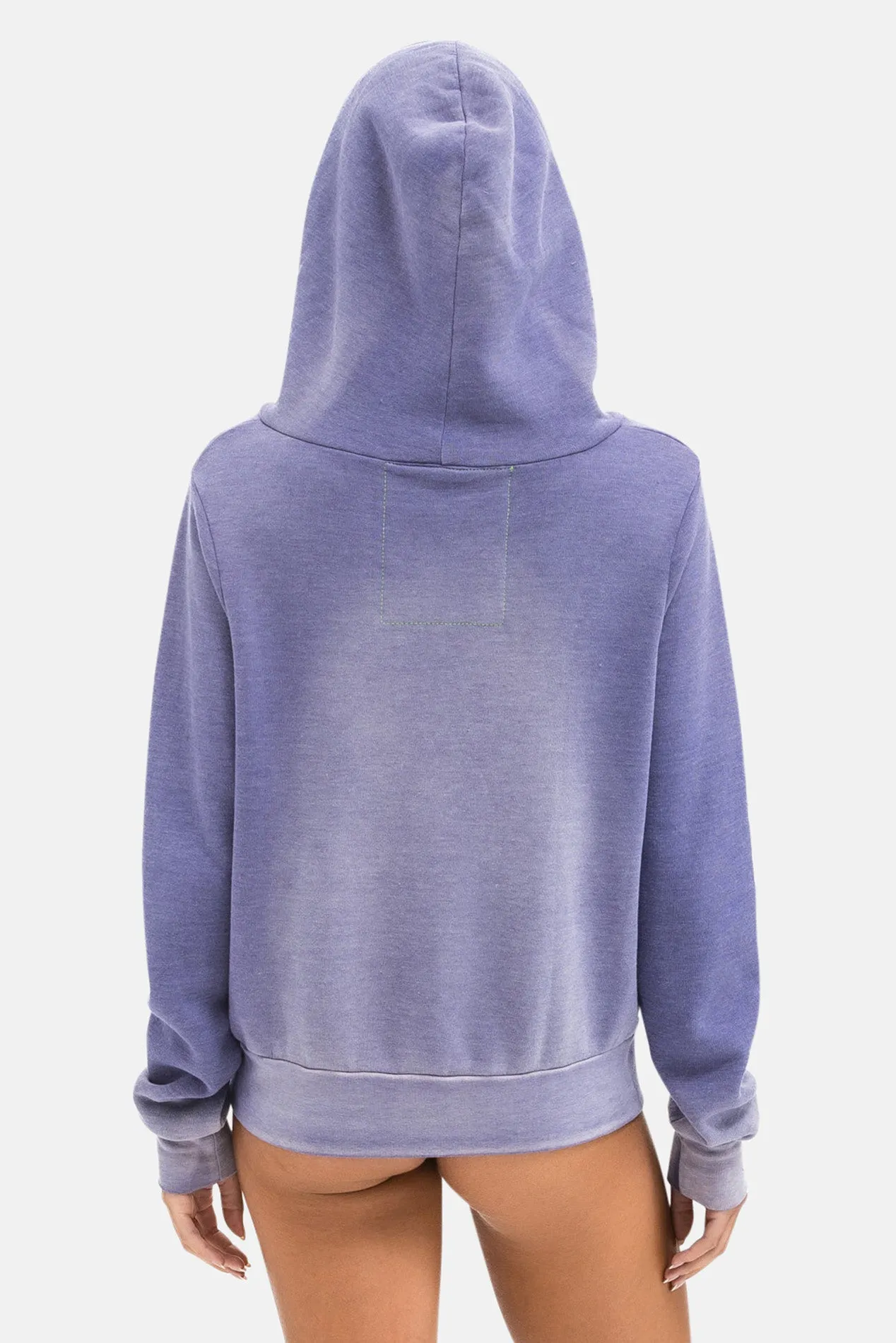 5 Stripe Zip Hoodie Faded Grape