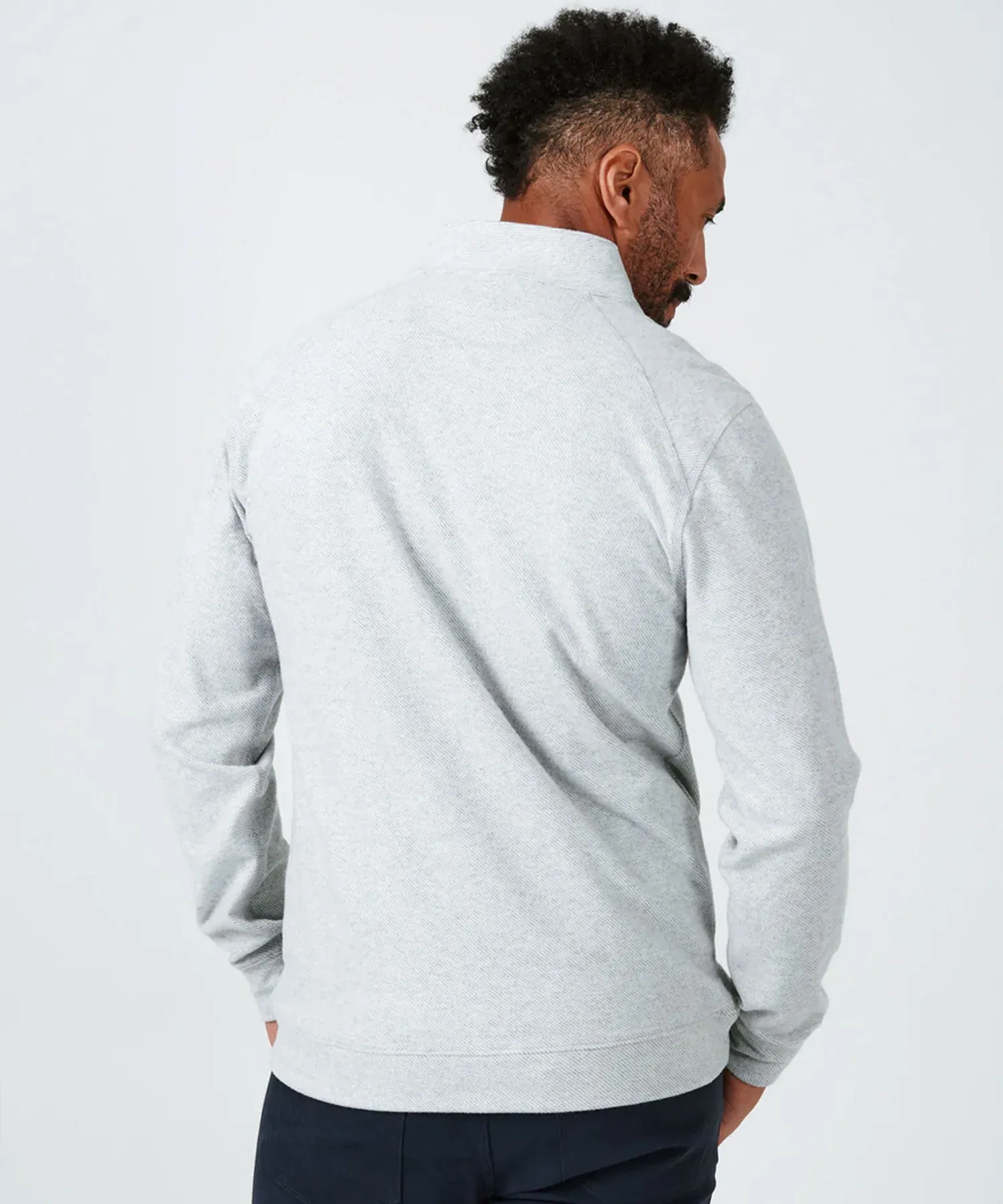 7 Diamonds Generation Quarter Zip Pullover - Ecru