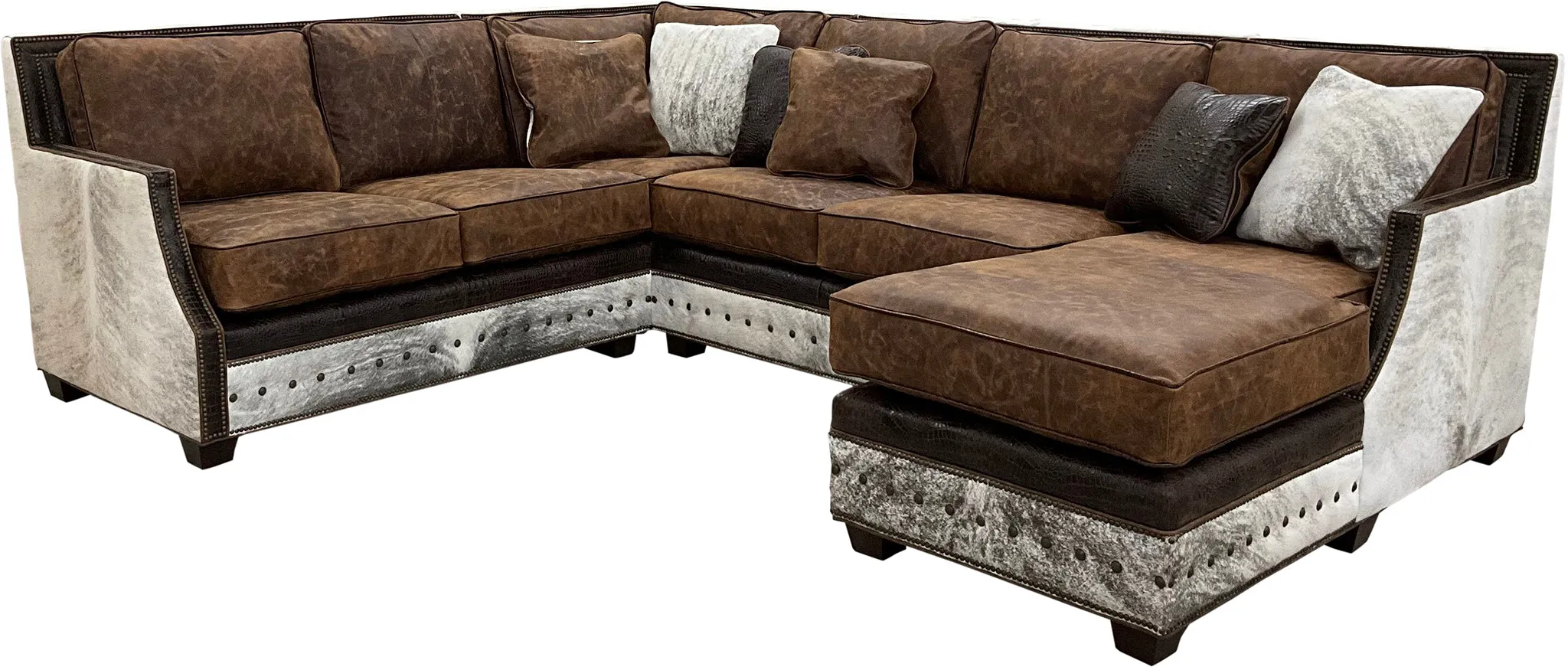 Aberdeen Hacienda Western Sectional Sofa