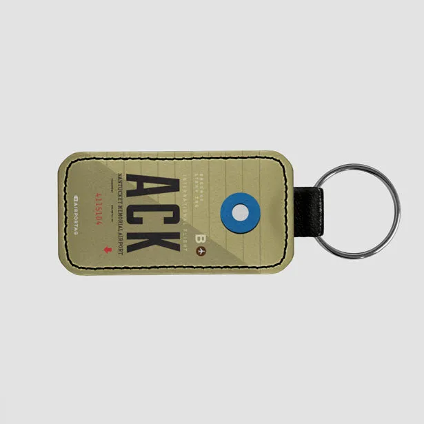 ACK - Leather Keychain