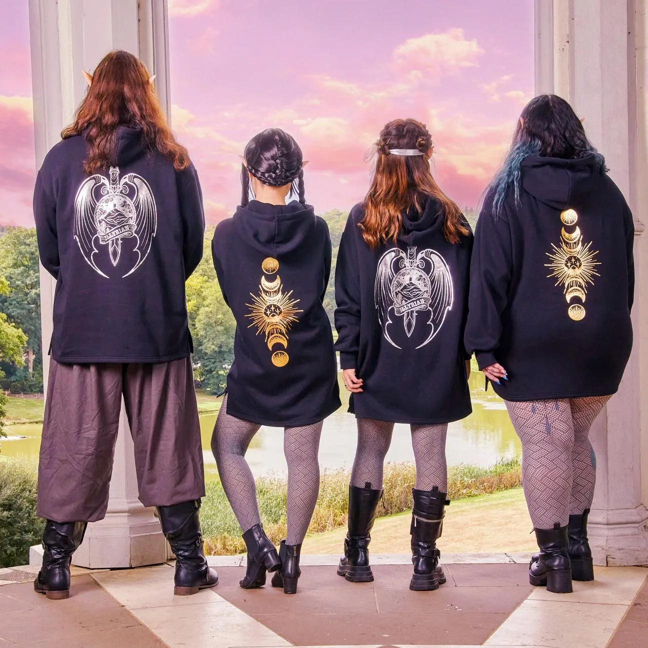 Elegant High Lady ACOTAR-Themed Hoodie