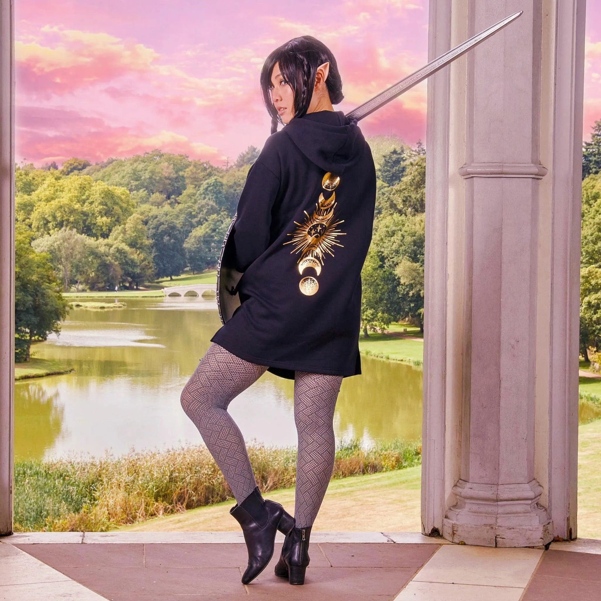 Elegant High Lady ACOTAR-Themed Hoodie