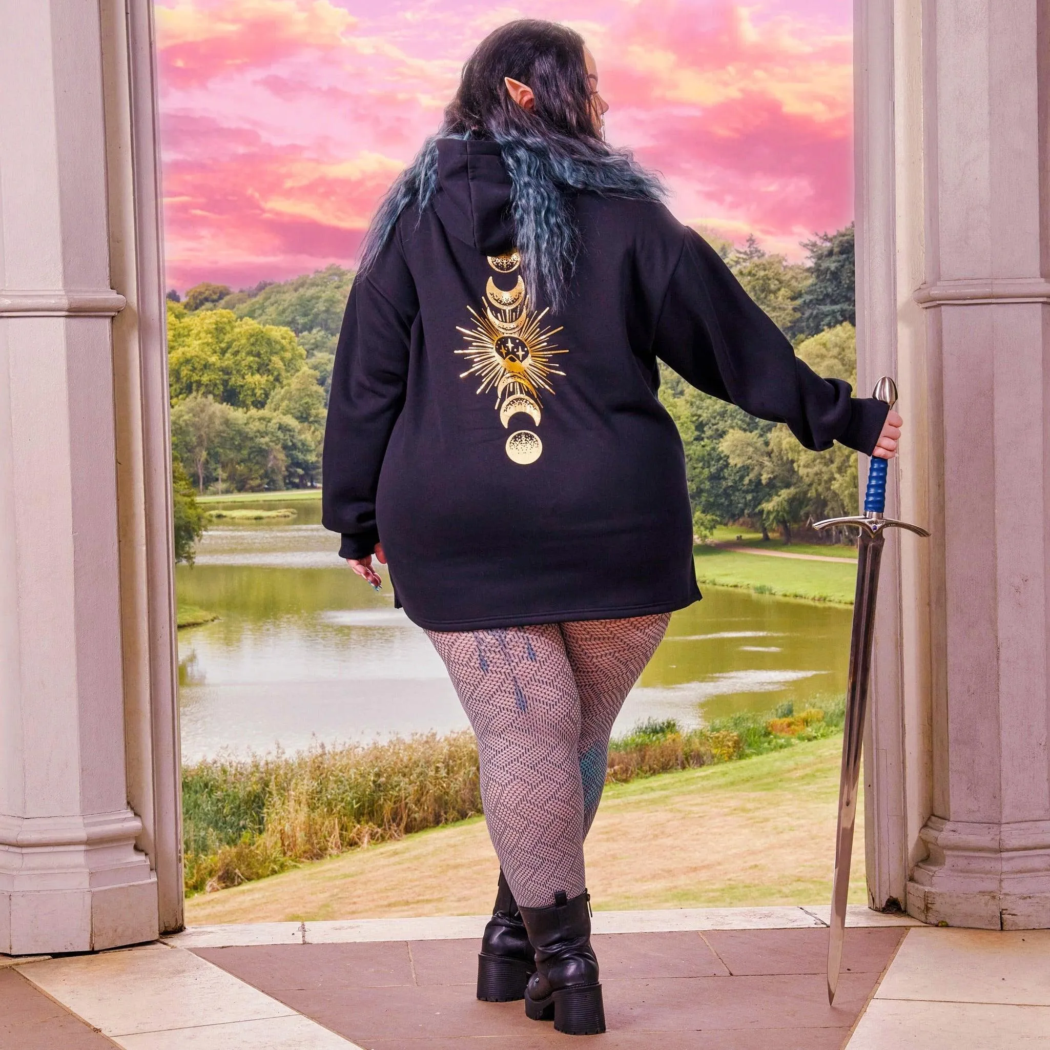 Elegant High Lady ACOTAR-Themed Hoodie