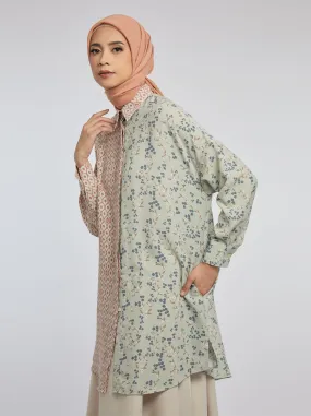 ALORA TUNIC SAGE CORAL