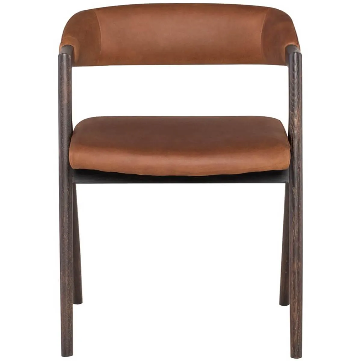 Anita Leather Dining Chair, Desert, Set of 2