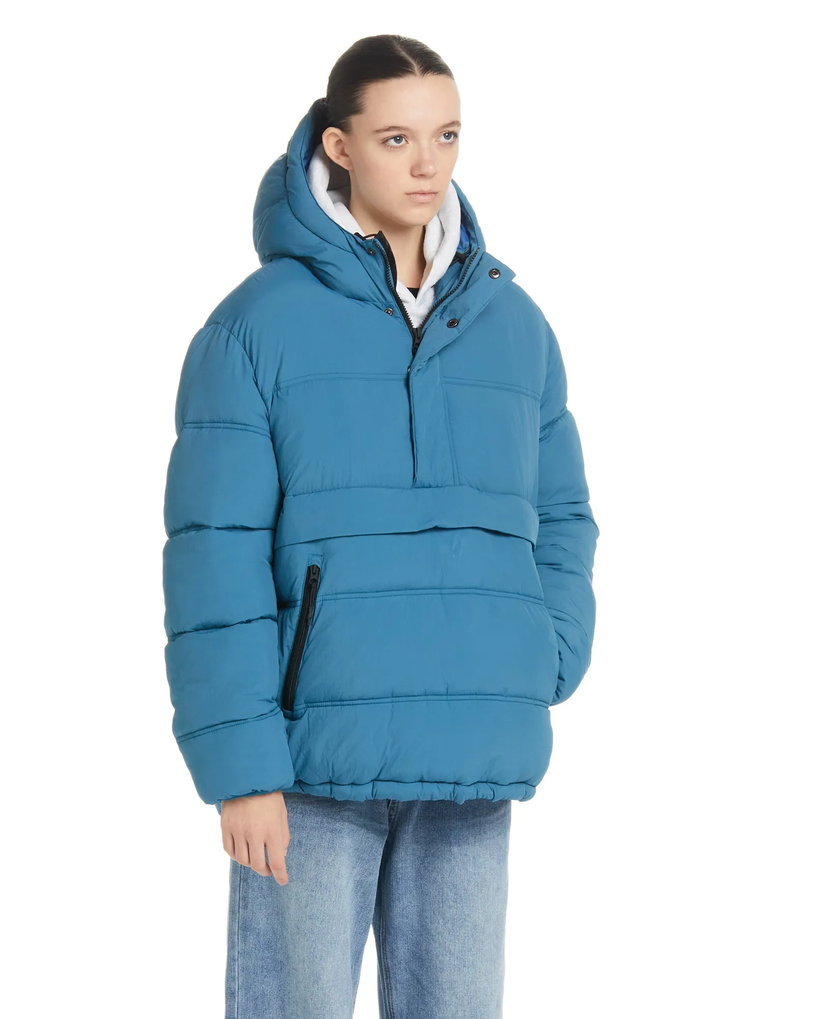 Anorak Puffer - Blue Steel