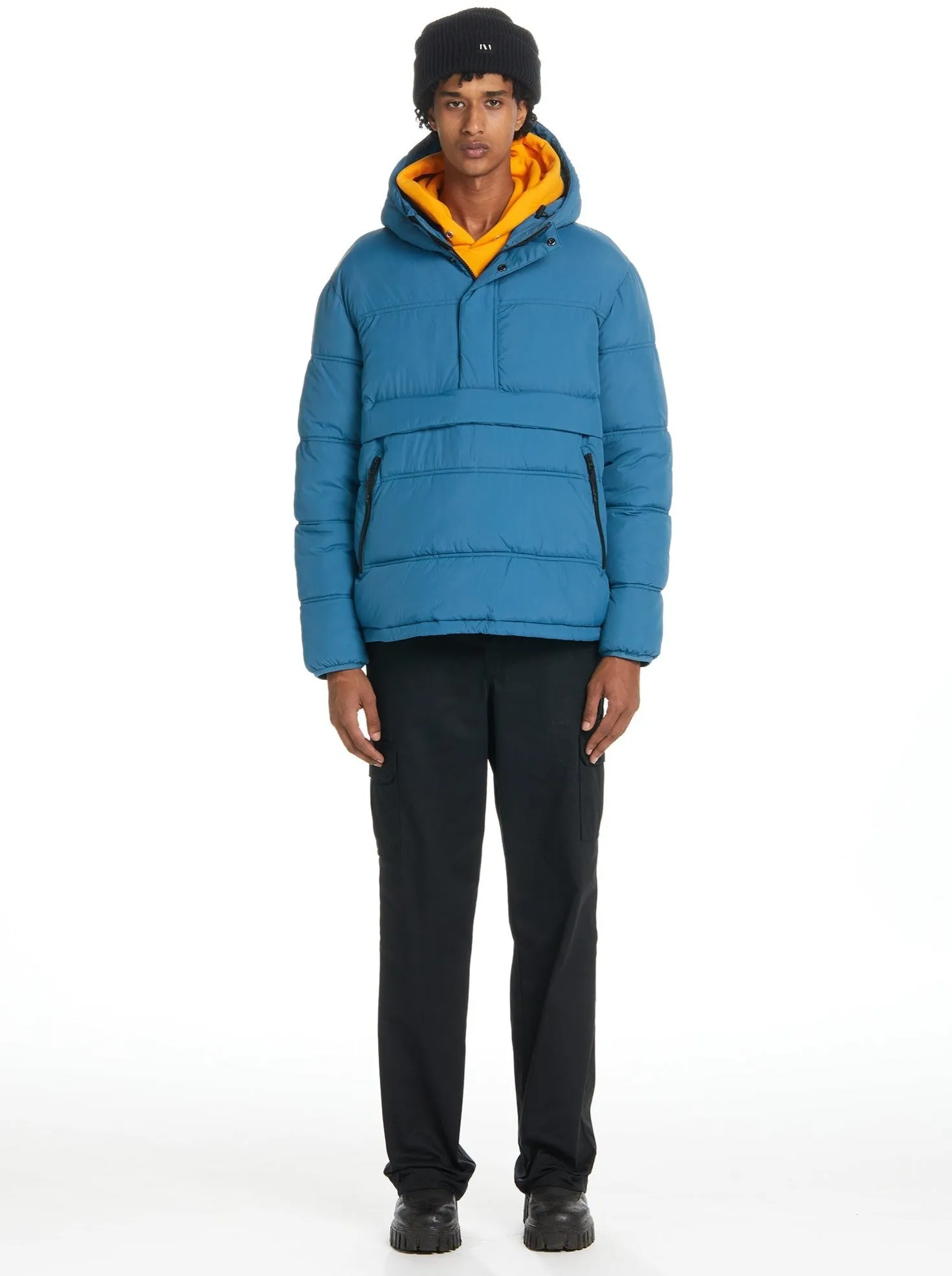 Anorak Puffer - Blue Steel