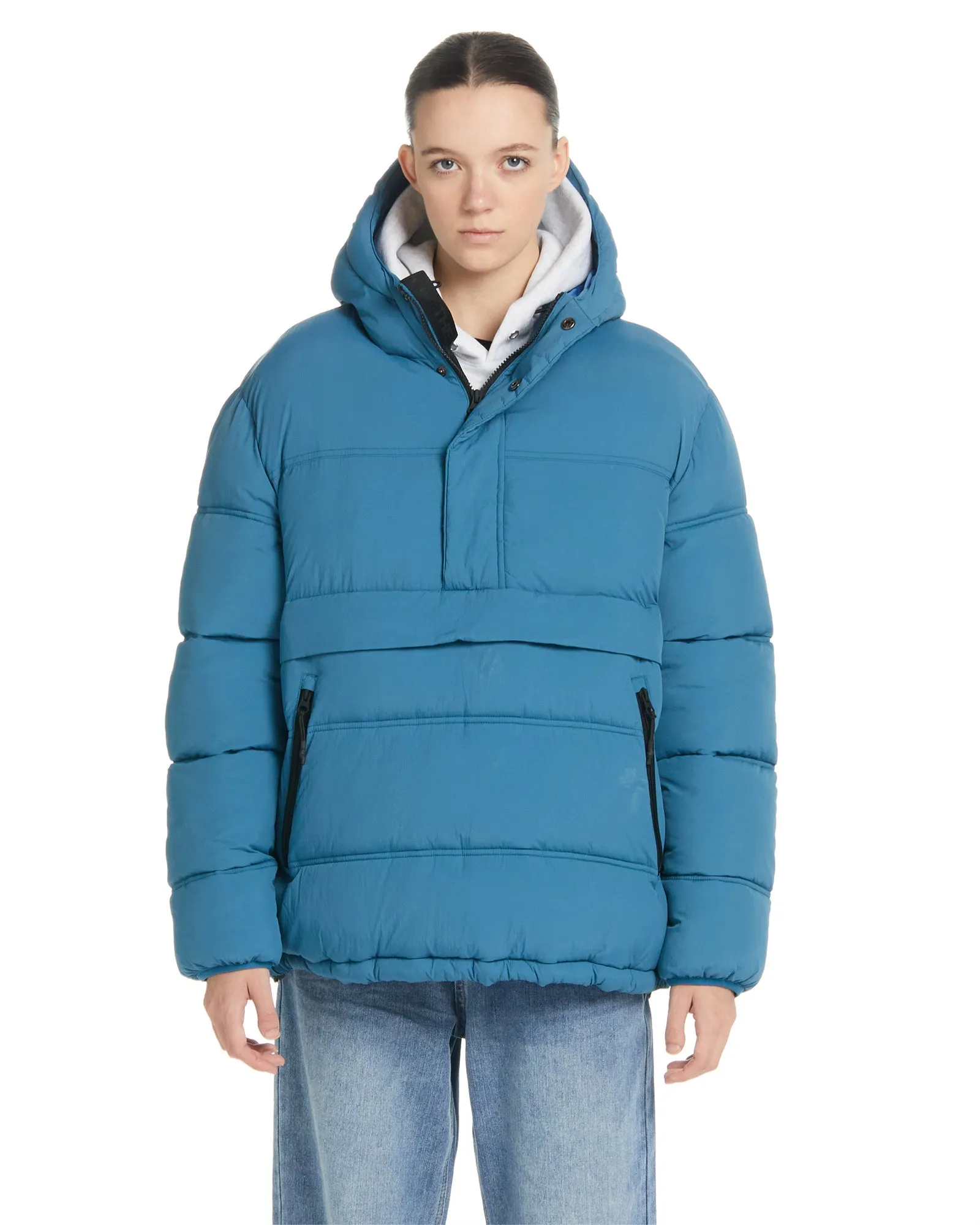 Anorak Puffer - Blue Steel