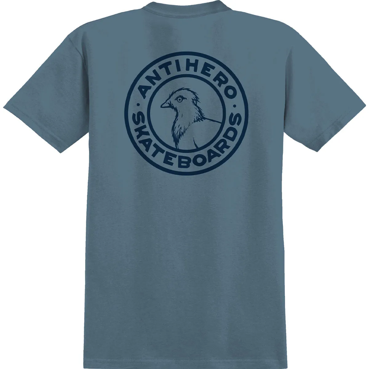 Anti Hero - Basic Pigeon Round DBL Tee Indigo Blue
