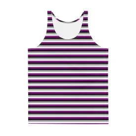 Asexual / Demisexual Flag Tank Top
