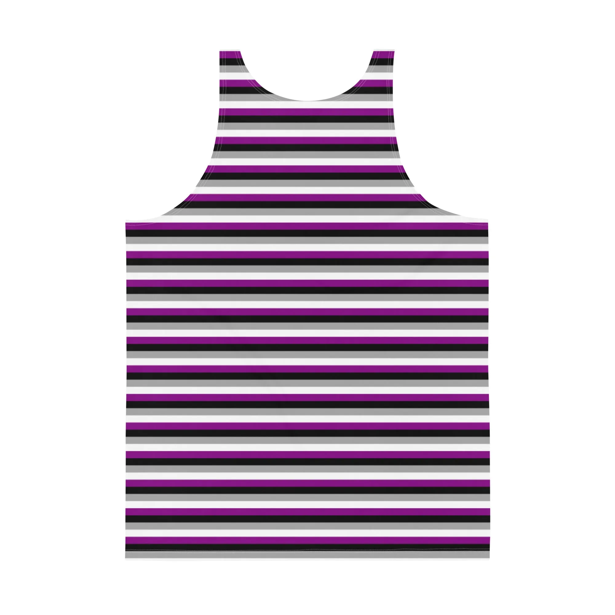 Asexual / Demisexual Flag Tank Top