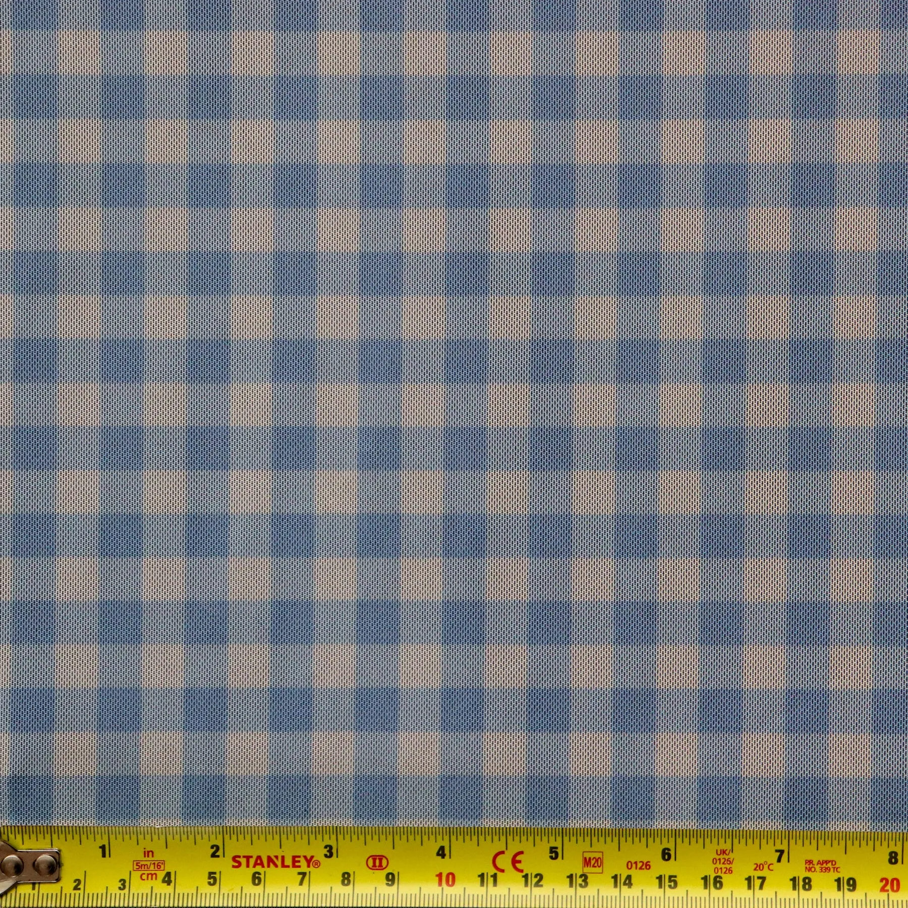 Baby Blue Gingham Power Mesh (8E)