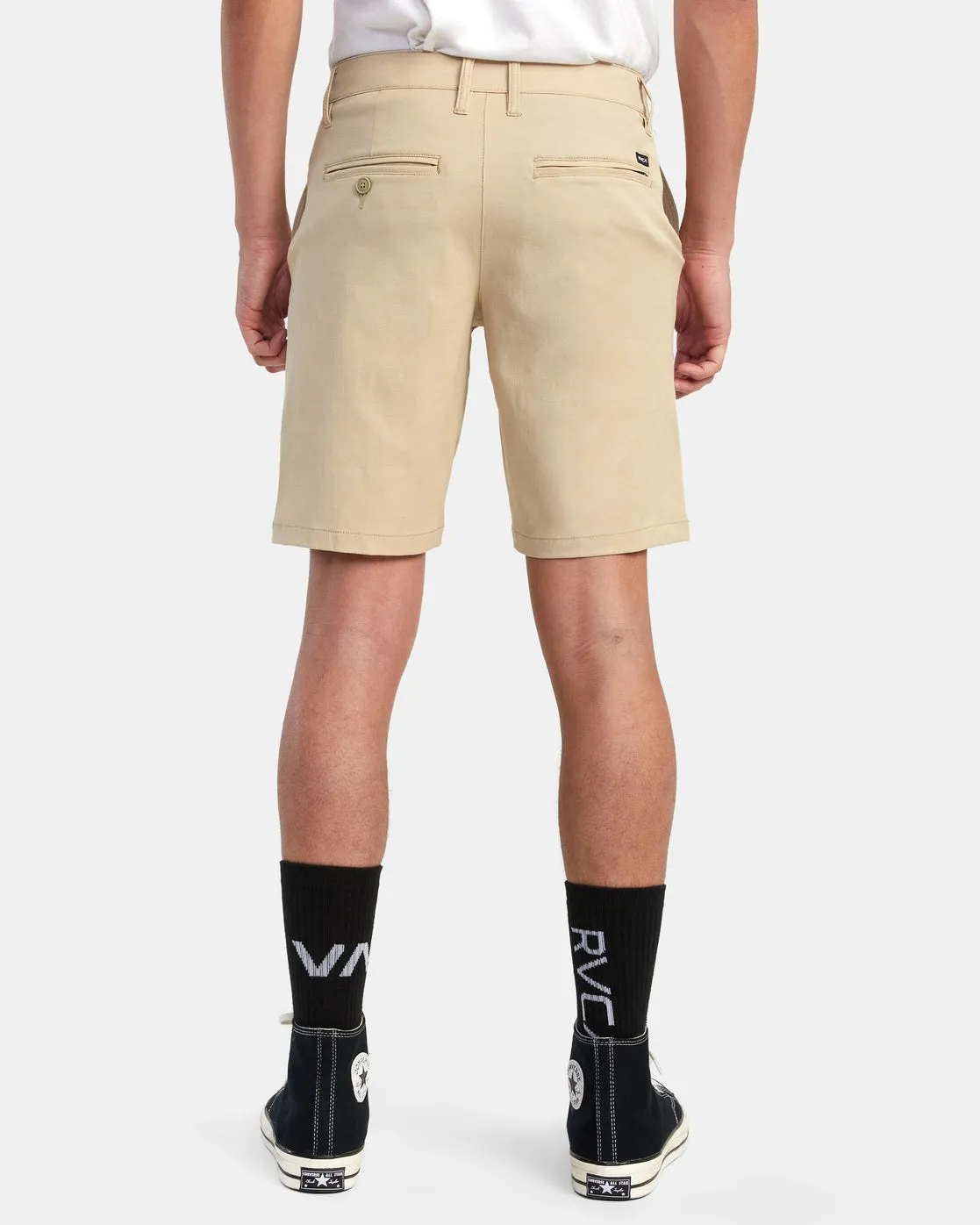 Back In Hybrid 19" Shorts - Khaki