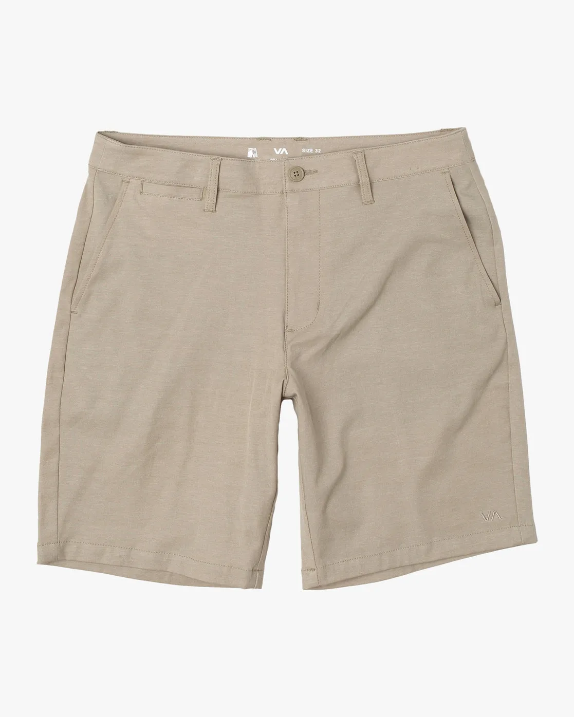 Back In Hybrid 19" Shorts - Khaki