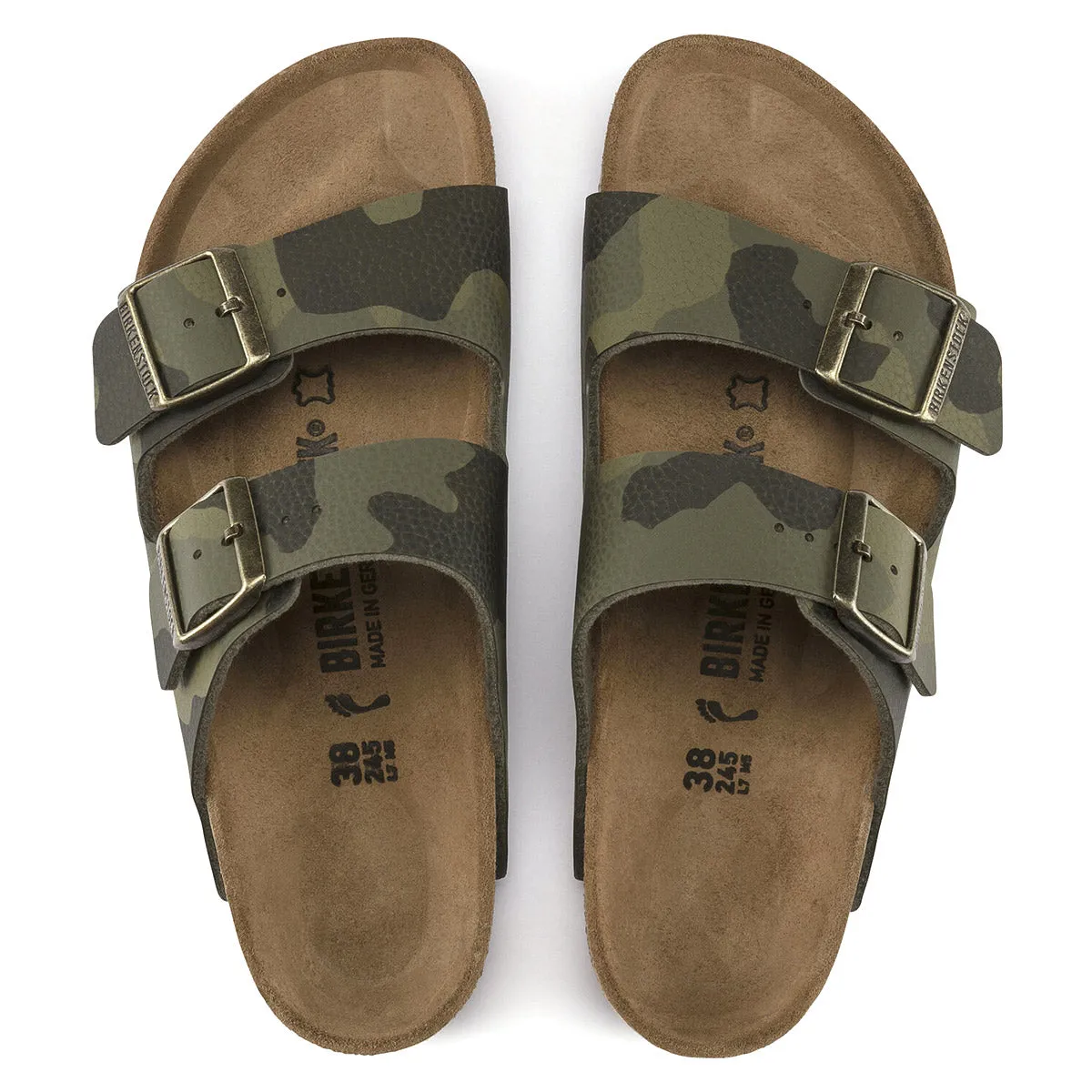 BIRKENSTOCK ARIZONA DESERT SOIL KHAKI CAMO - WOMENS