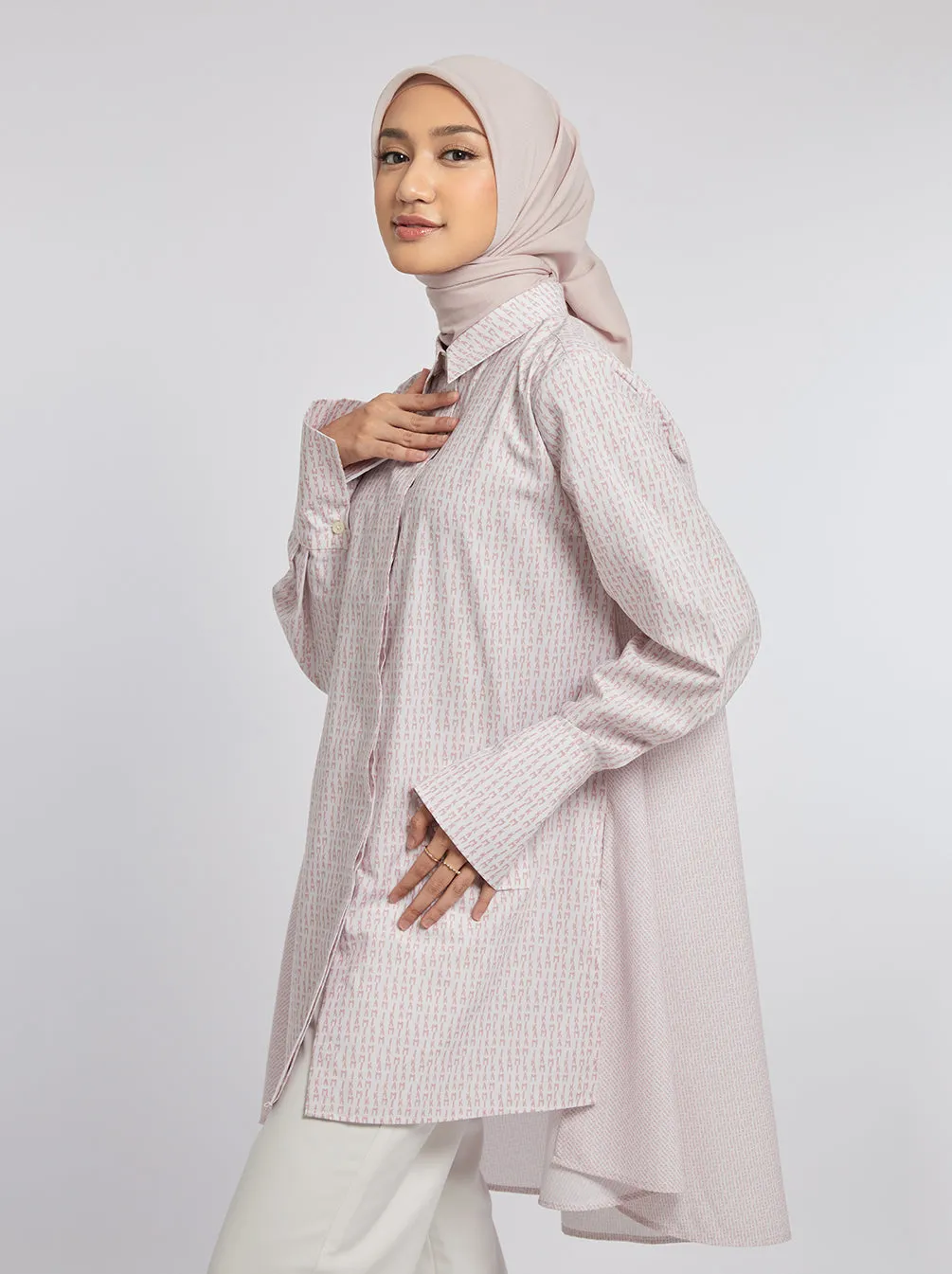 BIYA A-LINE TUNIC PINK