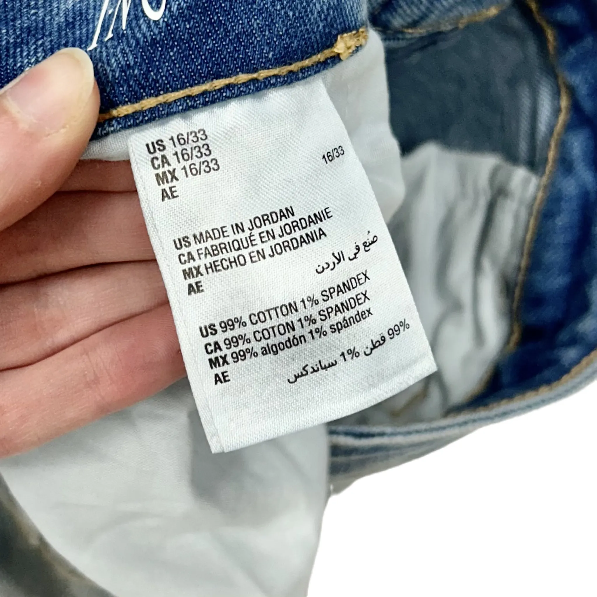 Blue Denim Jeans Cropped By Inc, Size: 16