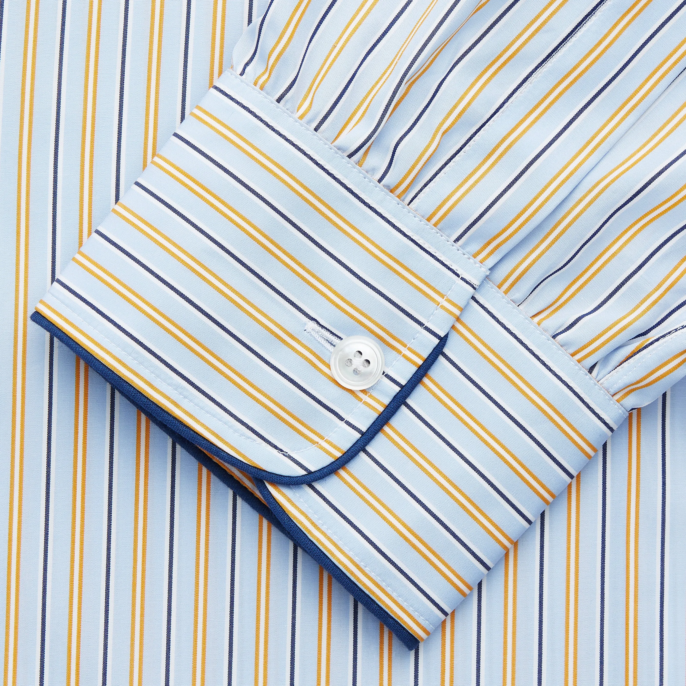 Blue, Orange and Navy Stripe Nightshirt
