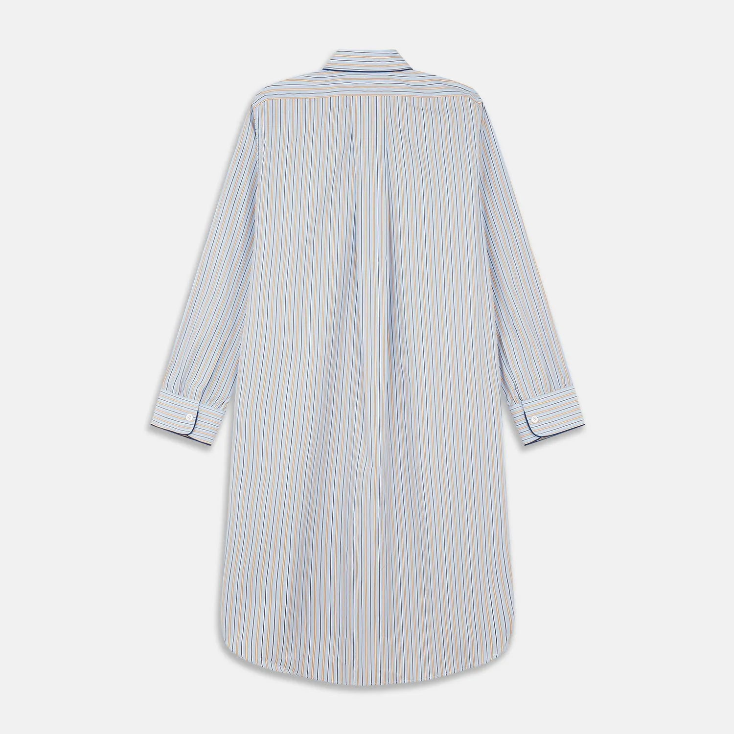Blue, Orange and Navy Stripe Nightshirt