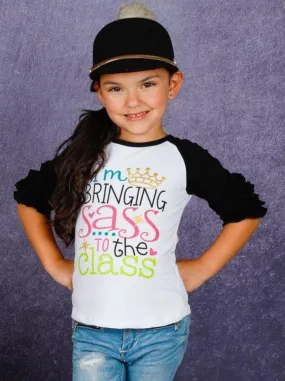 Bringing Sass To The Class Raglan Top