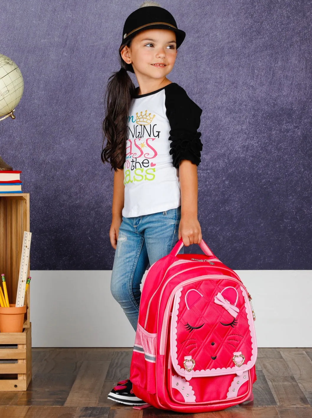 Bringing Sass To The Class Raglan Top