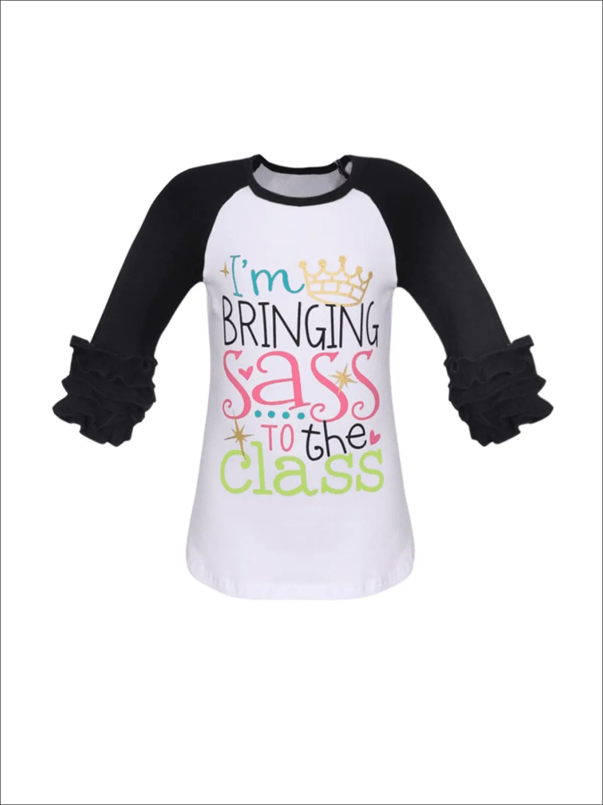 Bringing Sass To The Class Raglan Top