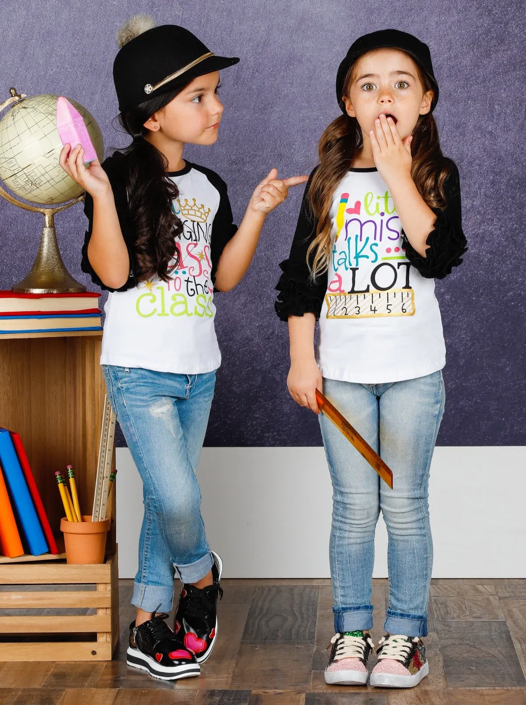 Bringing Sass To The Class Raglan Top
