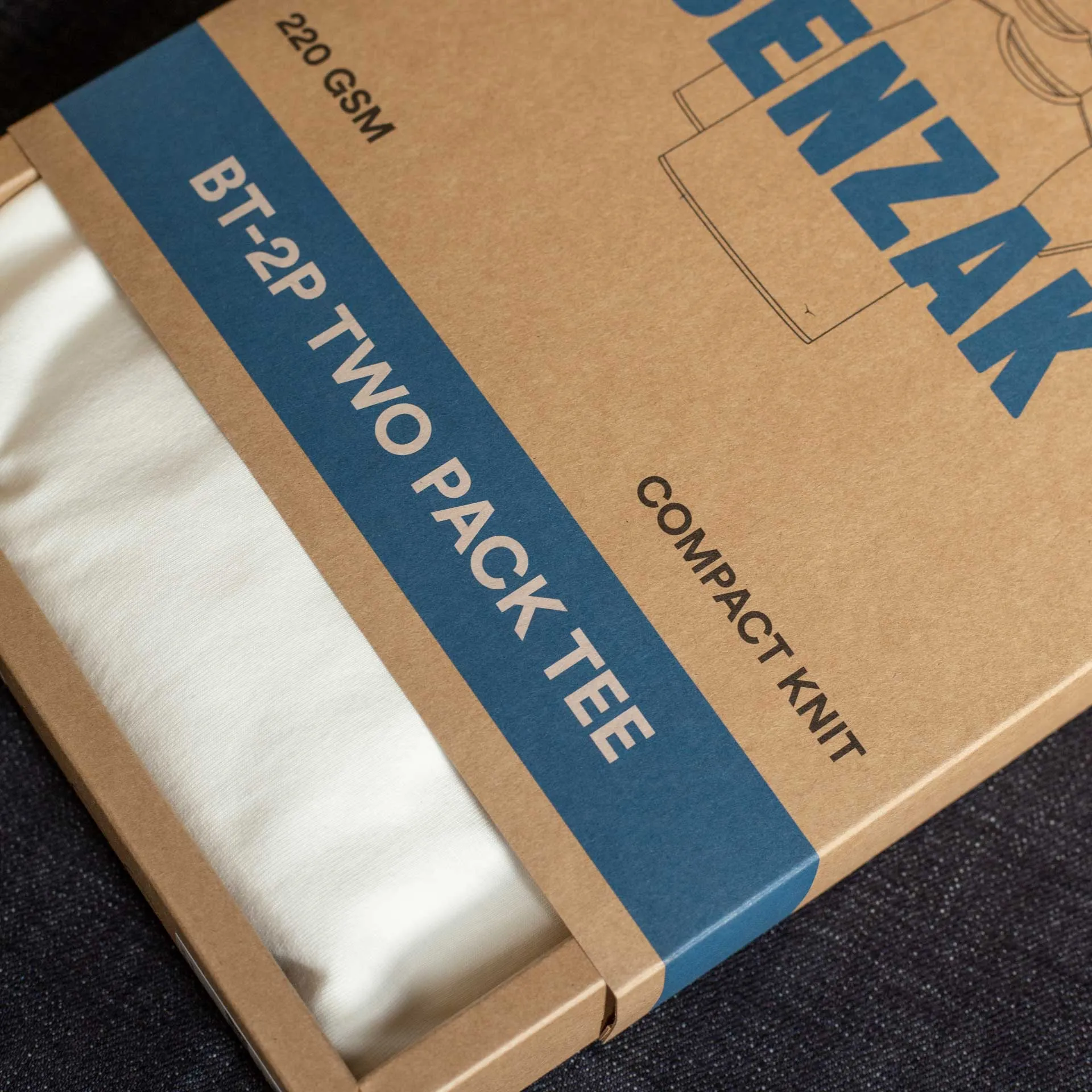 BT-2P TWO-PACK TEE off white basic jersey