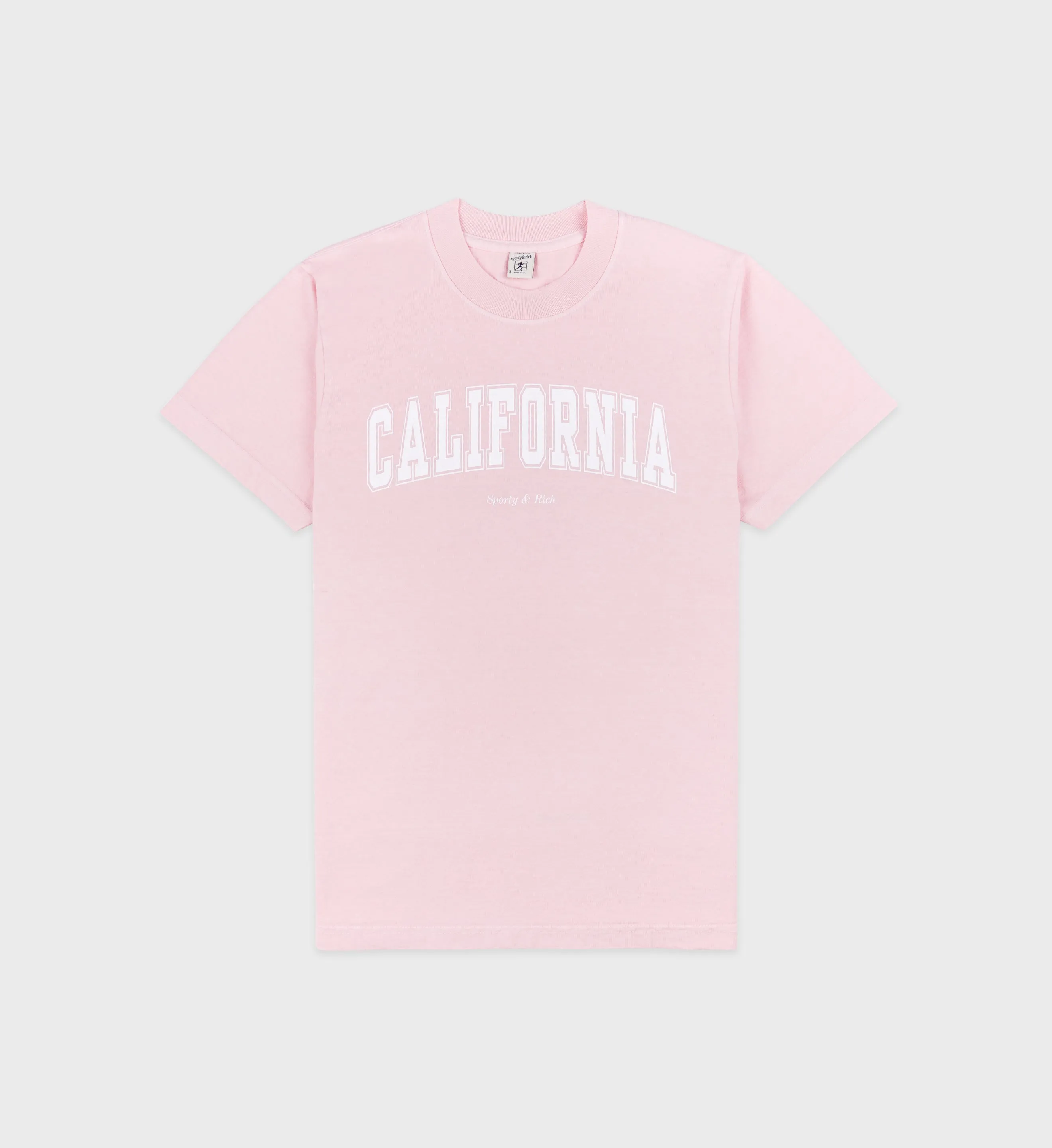 California T-Shirt - Ballet/White