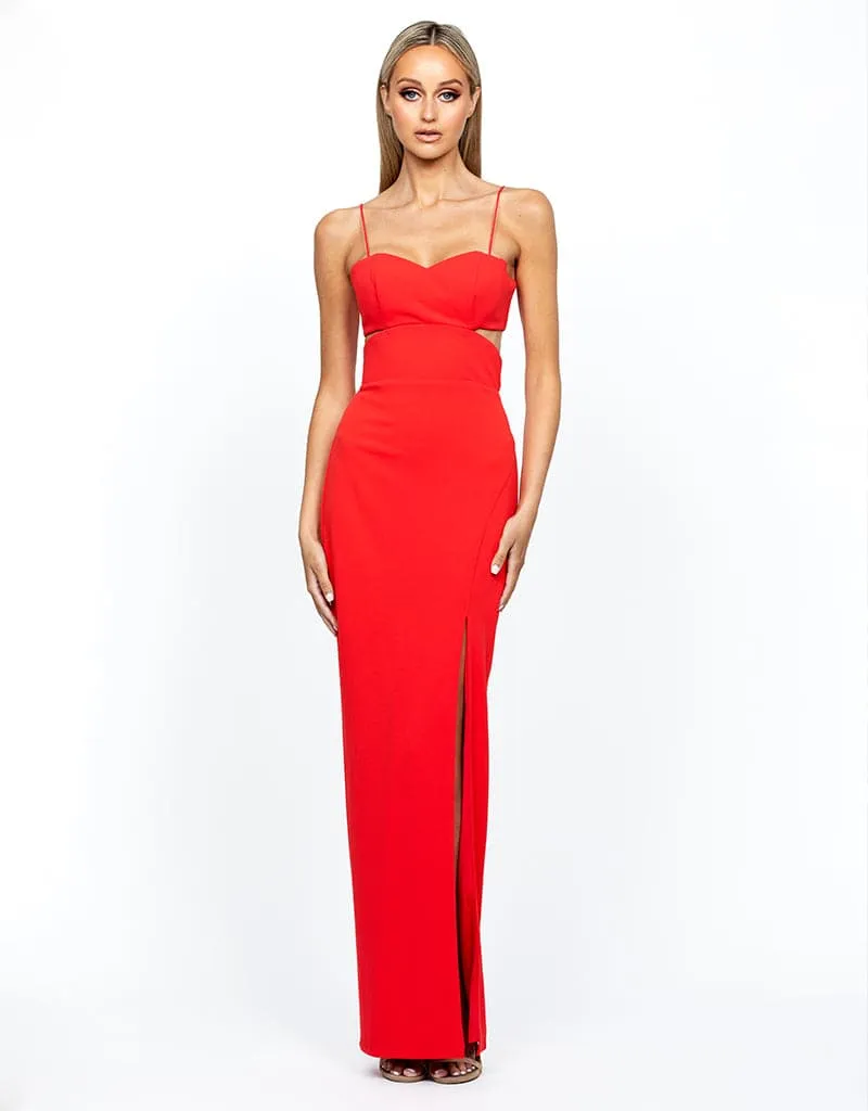 CALLISTA CUT OUT MAXI DRESS BL55D15L