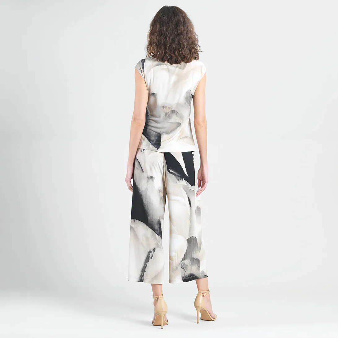 Cap Sleeve Side Tie Top - Watercolor - Final Sale!