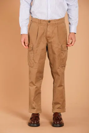 Cargo 22 pantalone cargo uomo con trama resca relaxed fit