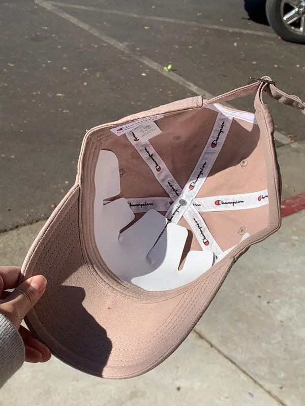 Champion Garment Washed Relaxed Hat Dark Khaki H78458 LTJ