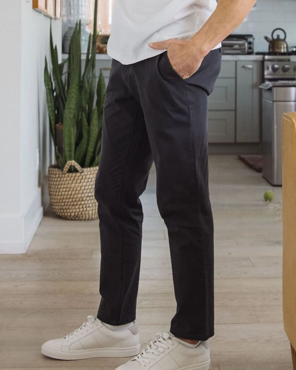 Charcoal | Tech Chino Pants