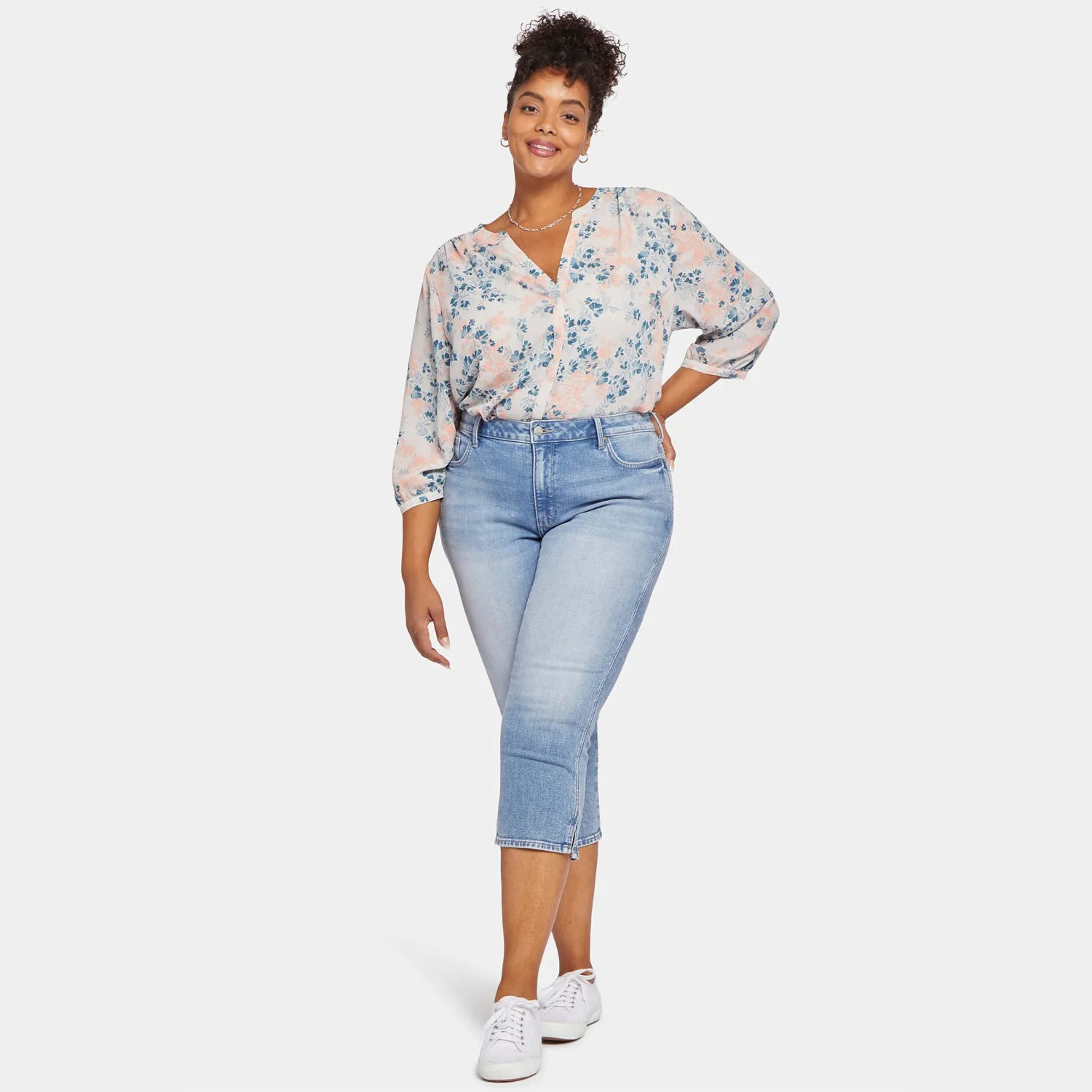 Chloe Capri Jeans In Plus Size - Quinta