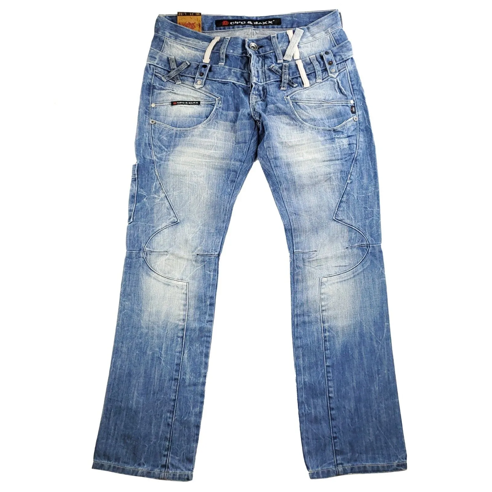 Cipo&Baxx Denim Double Jean Blue C-513
