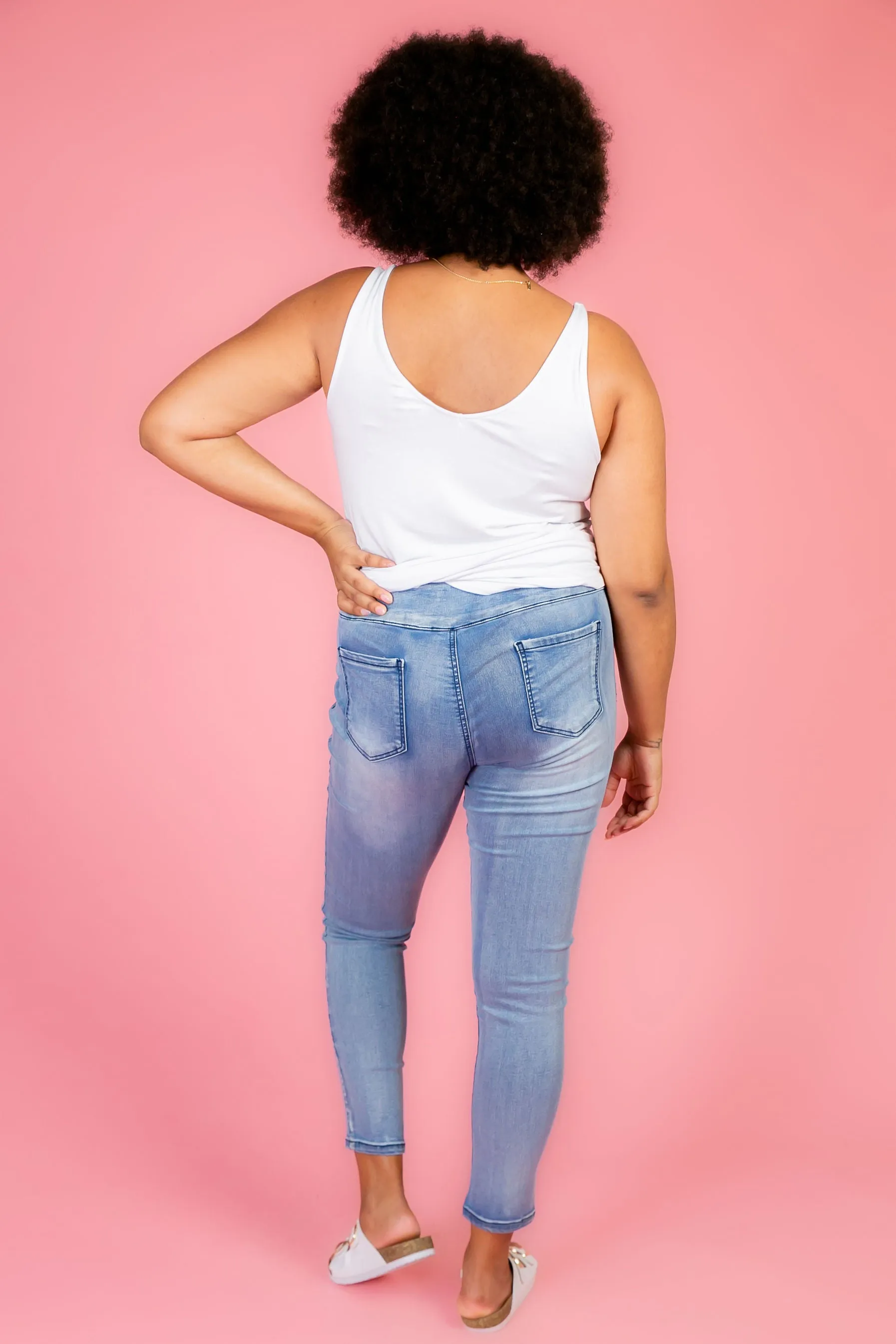 Crew Pull on Jeans