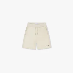 CROYEZ HEAVYWEIGHT LOGO SHORTS - OFF-WHITE