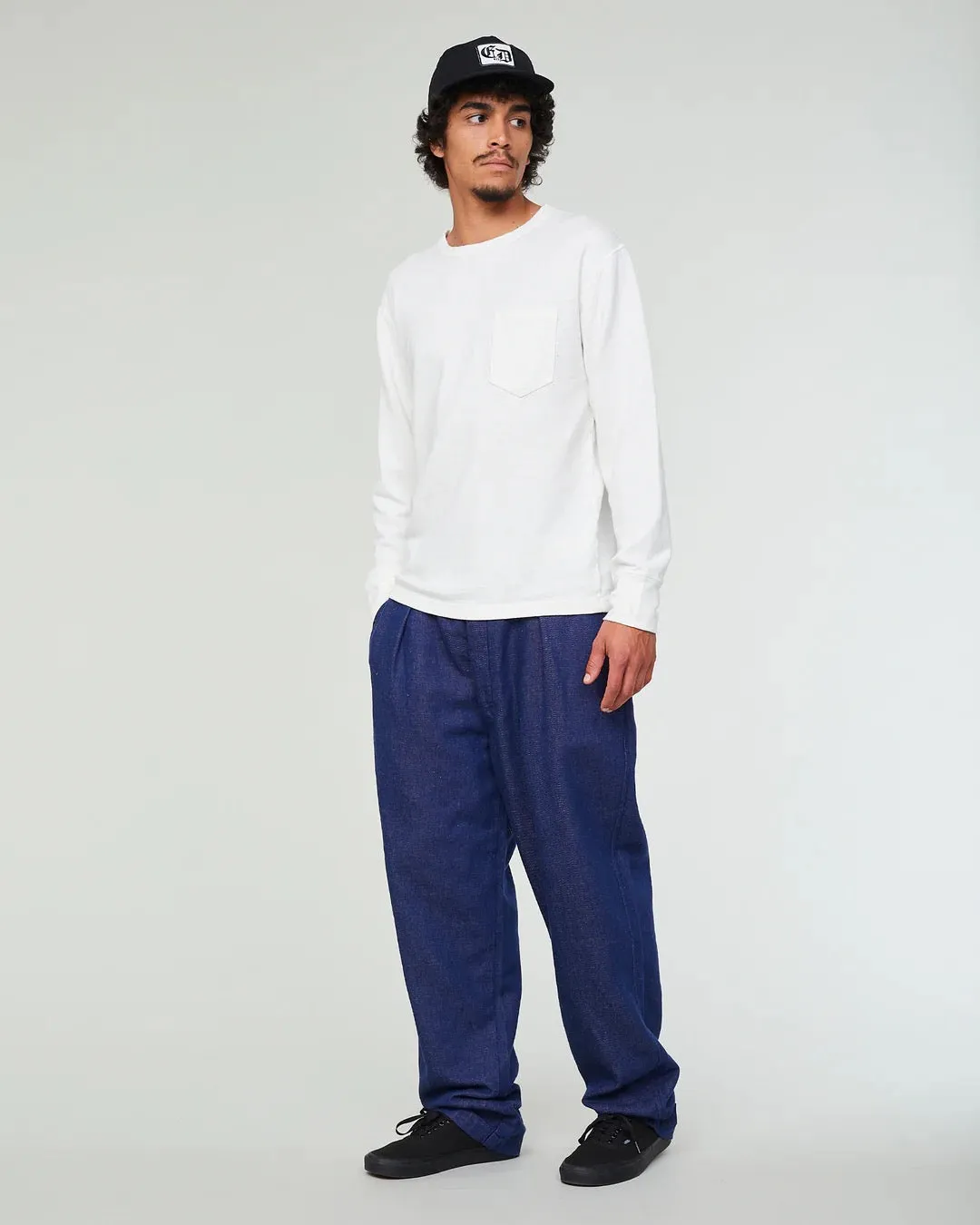 Premium Indigo Preston Fixe Maharajha Style Chino Pants