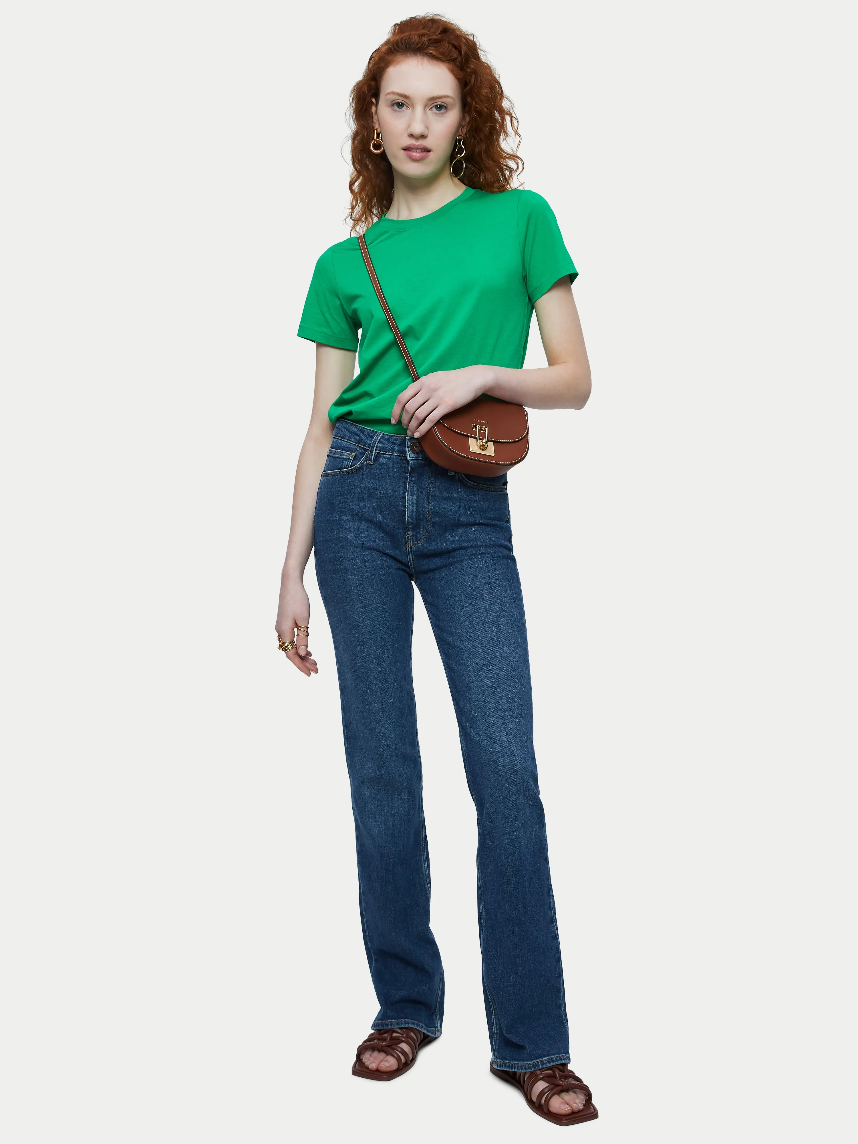 Eltham Slim Flared Jean | Vintage Mid Blue