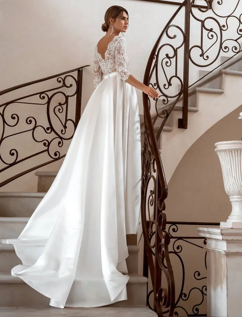 Empire Satin Elegance