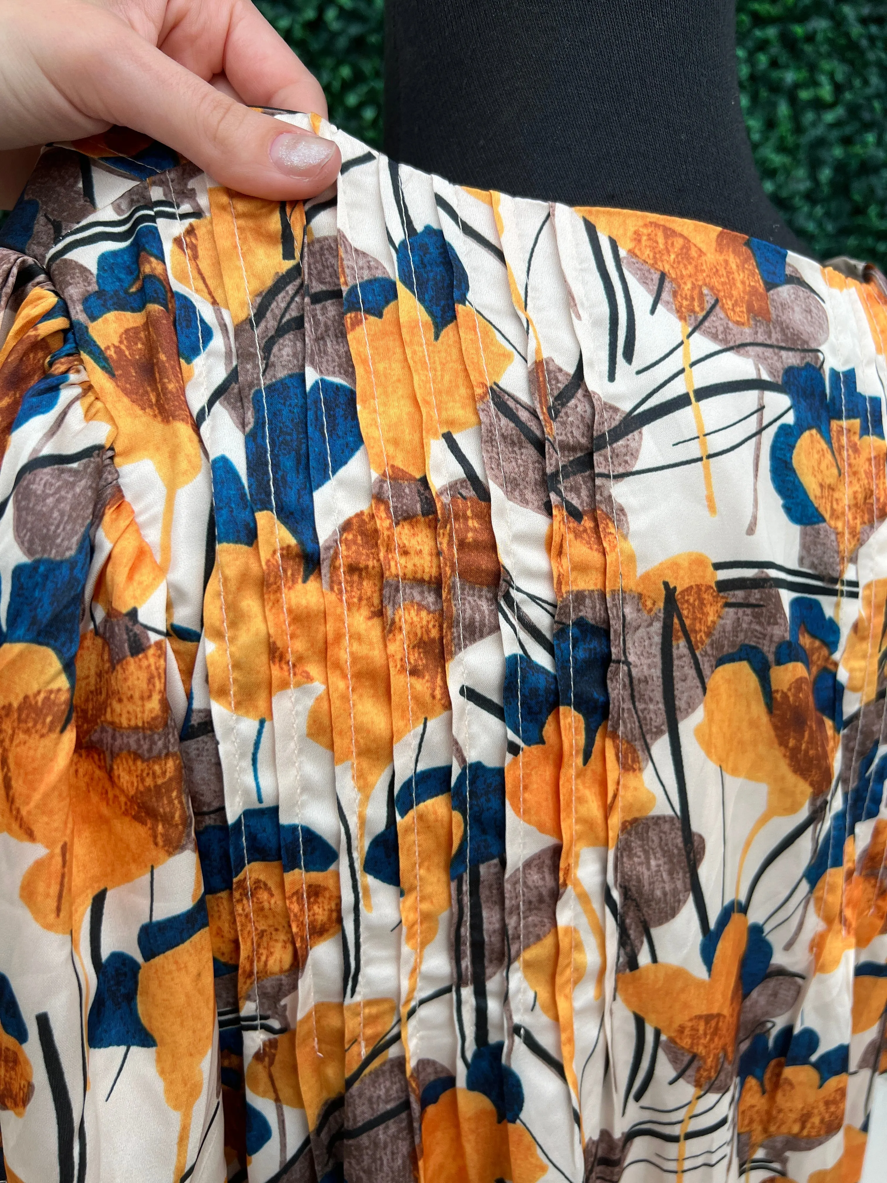Fall Pleats Dress