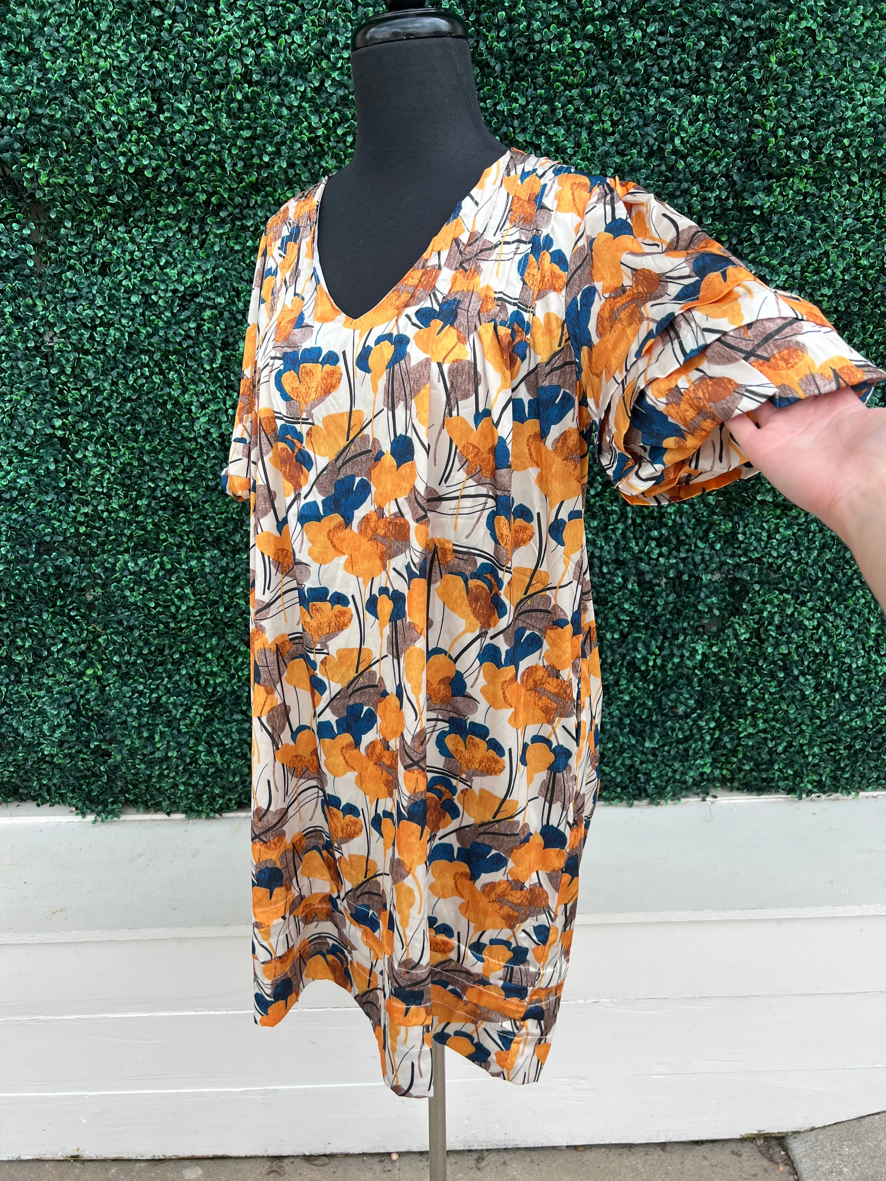 Fall Pleats Dress