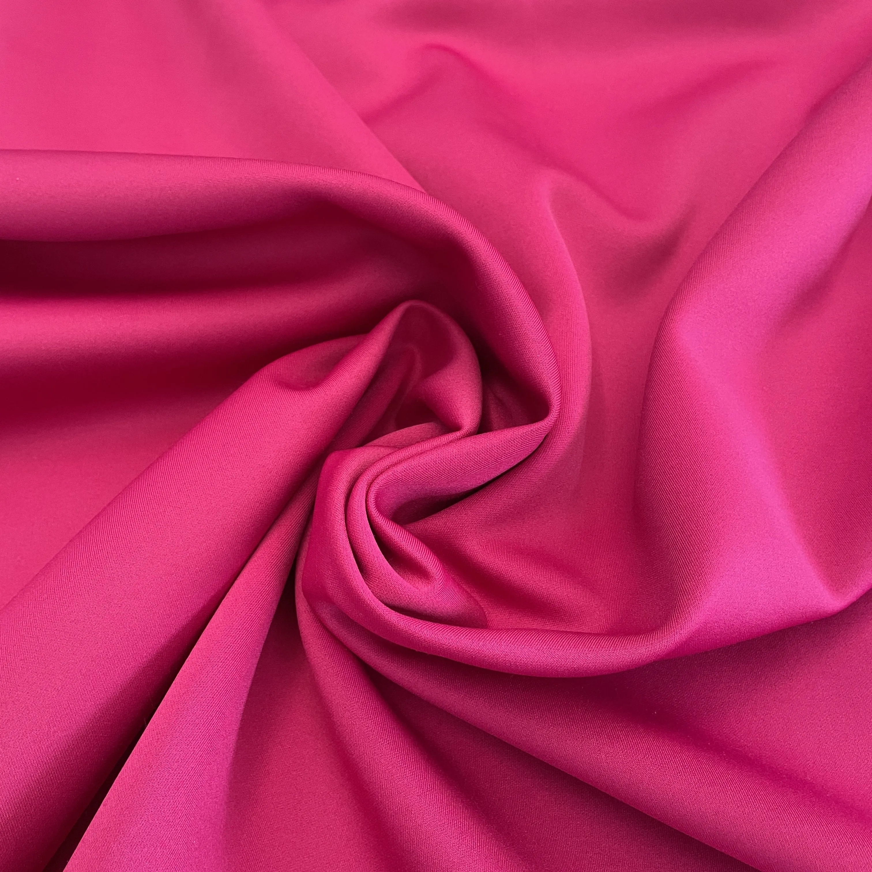 FS075 Solid Plain Scuba Stretch Knit Fabric - Over 25 Colours