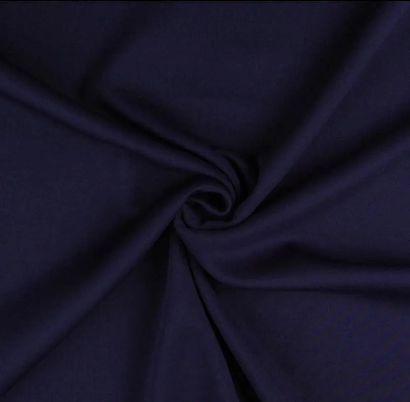 FS075 Solid Plain Scuba Stretch Knit Fabric - Over 25 Colours