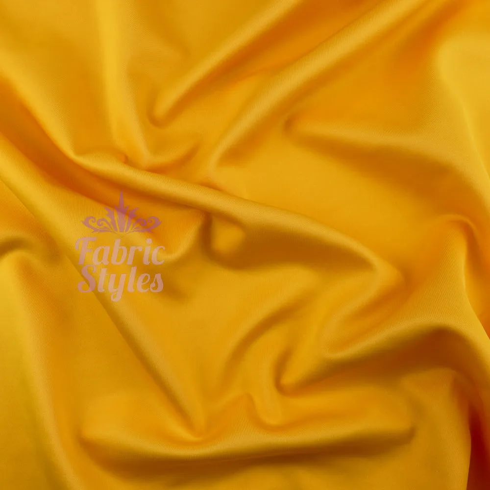 FS075 Solid Plain Scuba Stretch Knit Fabric - Over 25 Colours